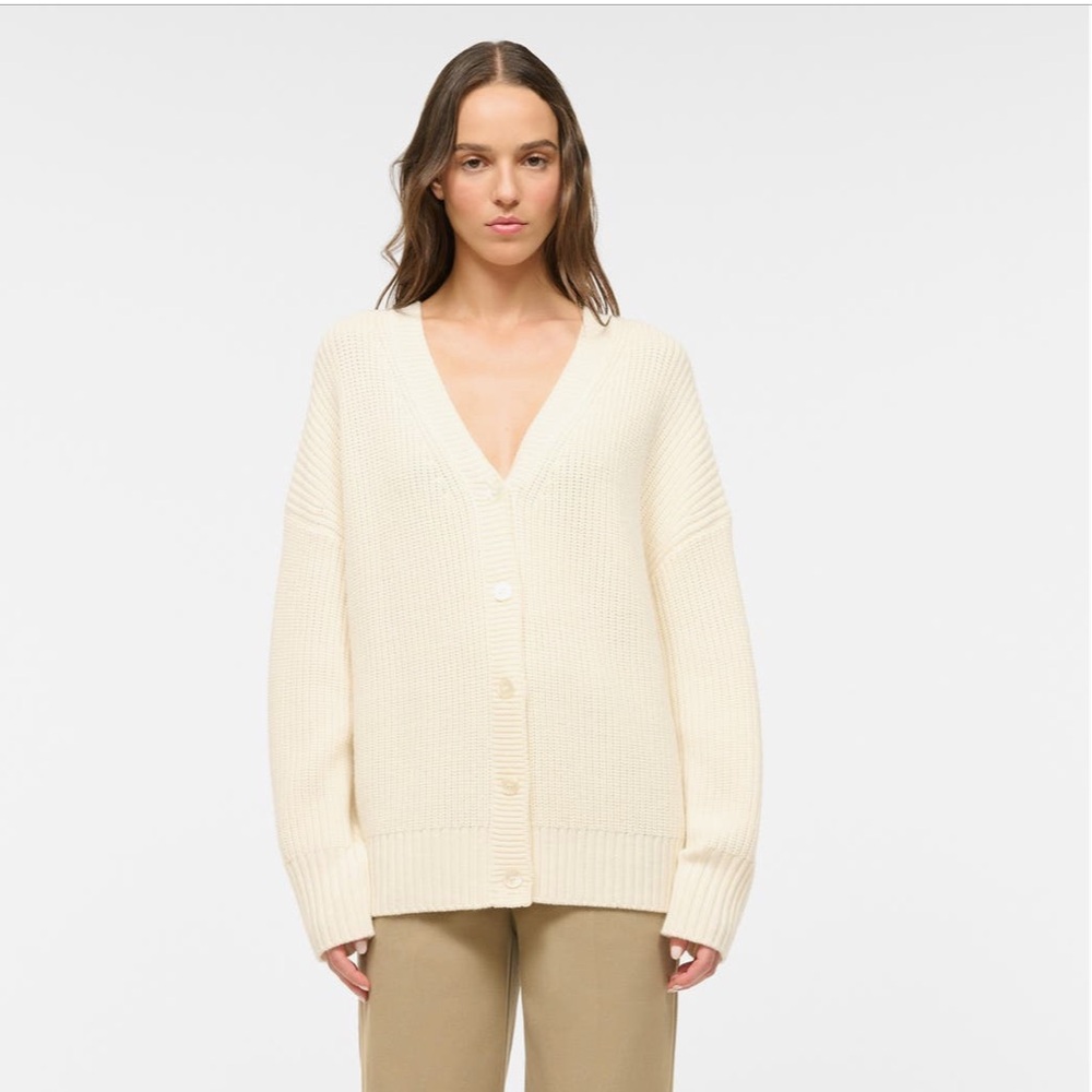 STAUD Matilda ivory Sweater / Cardigan